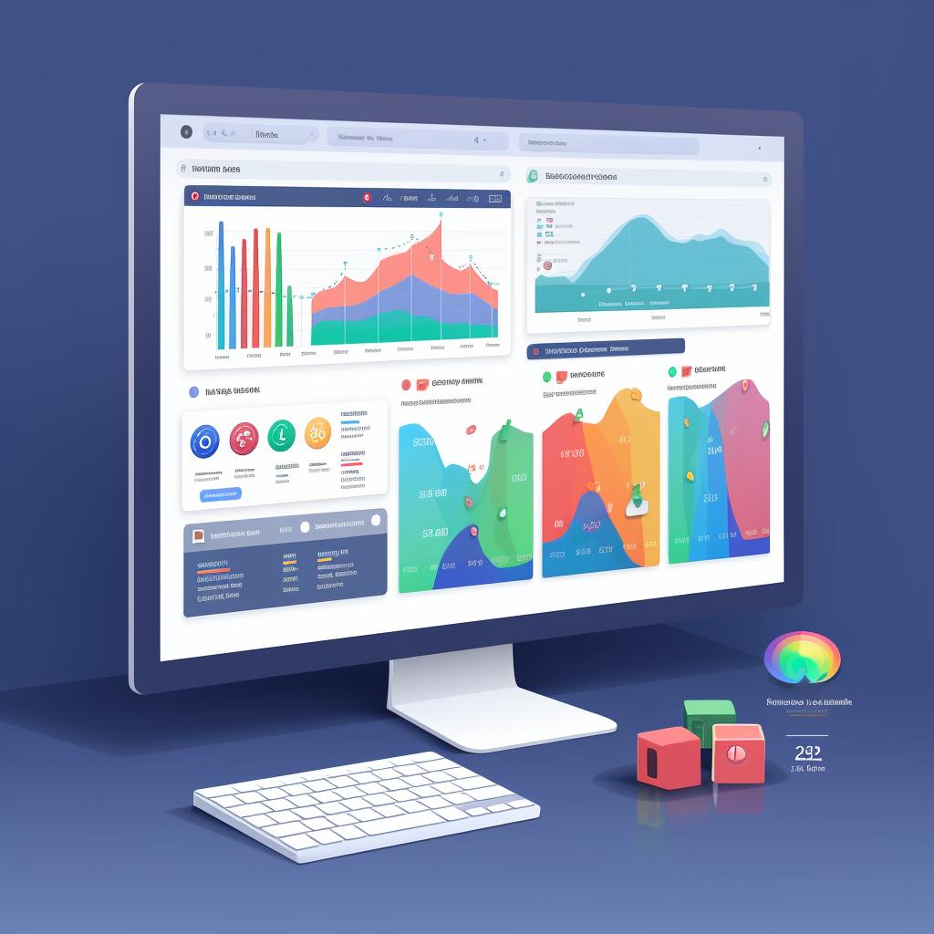 A dashboard showing social media link performance